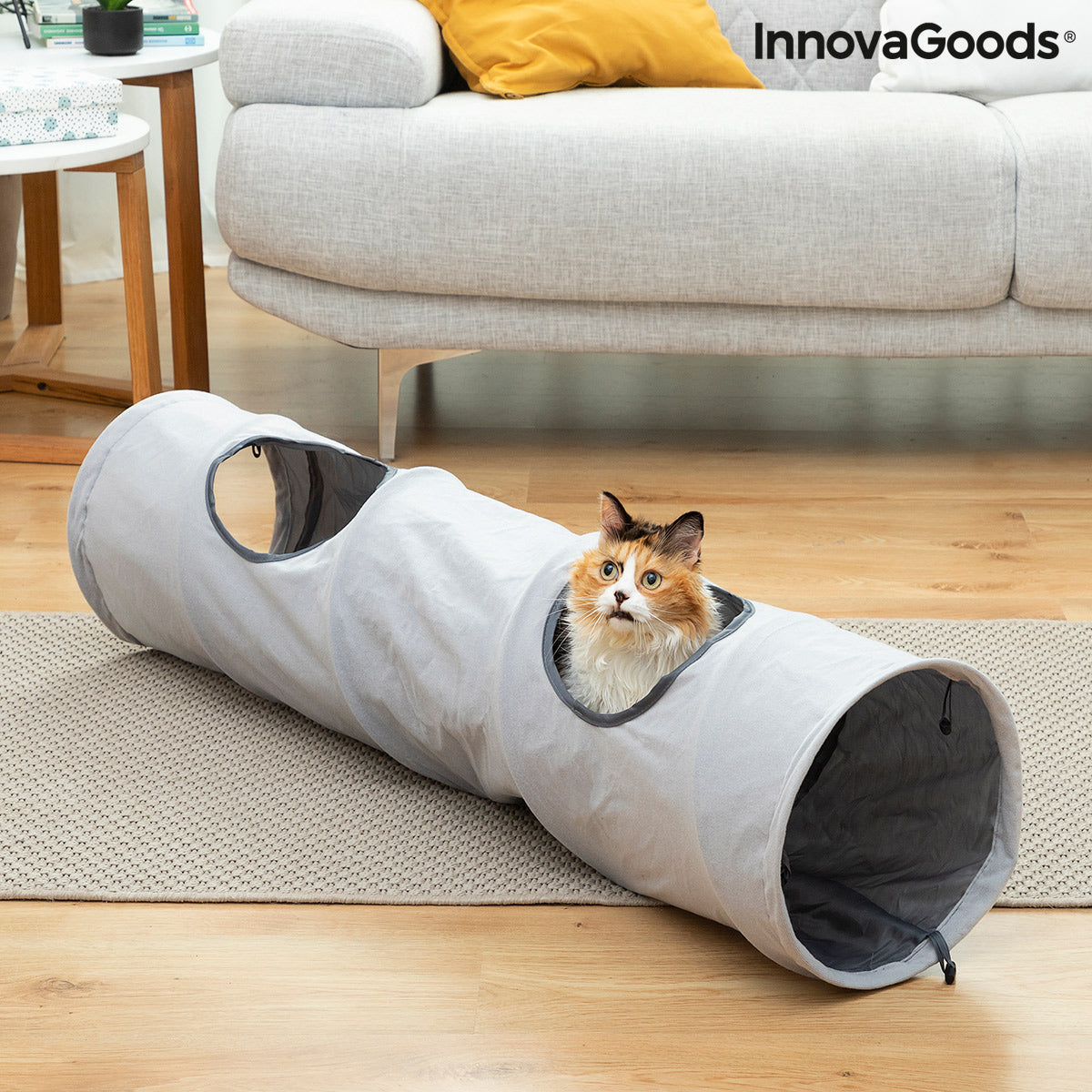 HappyPet™ Collapsible Cat Tunnel – Fun, Play & Relax Tunnel for Indoor Cats