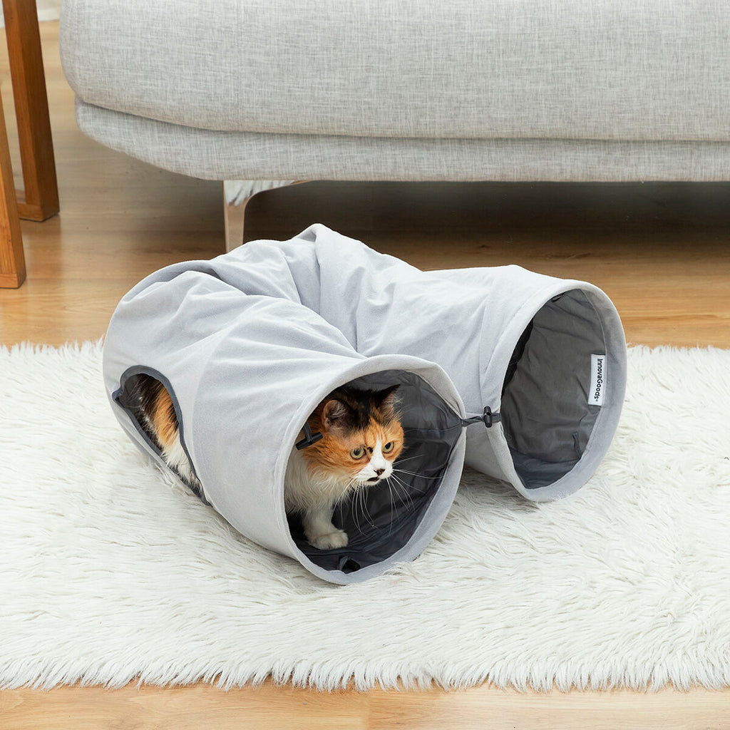 HappyPet™ Collapsible Cat Tunnel – Fun, Play & Relax Tunnel for Indoor Cats