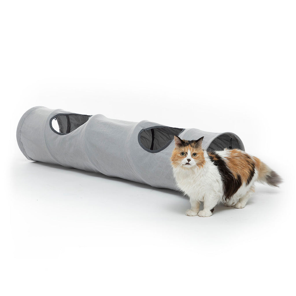 HappyPet™ Collapsible Cat Tunnel – Fun, Play & Relax Tunnel for Indoor Cats