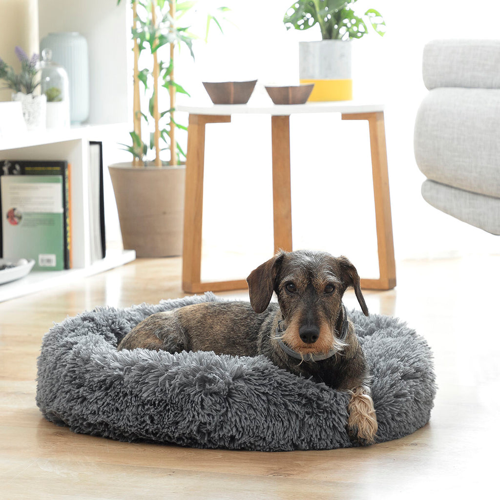 HappyPet™ Anti-Stress Pet Bed (60 cm) – Calming & Ultra-Soft Bed for Dogs & Cats
