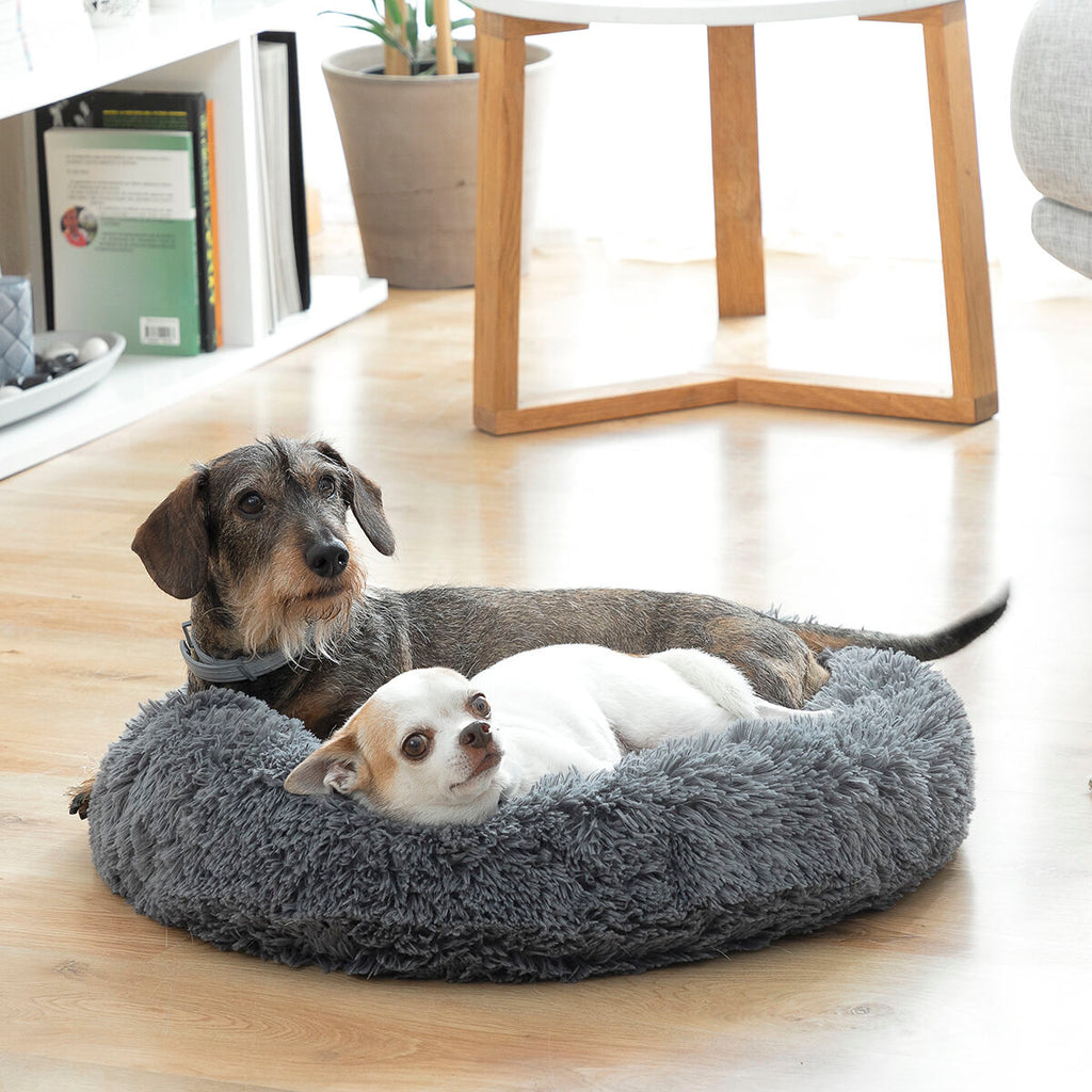 HappyPet™ Anti-Stress Pet Bed (60 cm) – Calming & Ultra-Soft Bed for Dogs & Cats