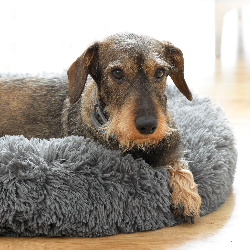 HappyPet™ Anti-Stress Pet Bed (60 cm) – Calming & Ultra-Soft Bed for Dogs & Cats