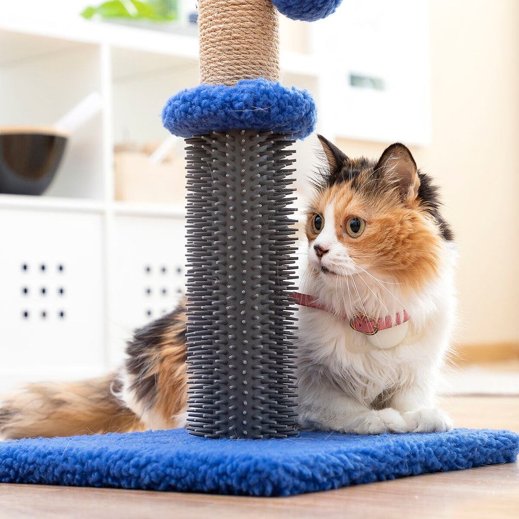 HappyPet™ Cat Scratching & Massage Post with Ball – Anti-Stress Play Tower